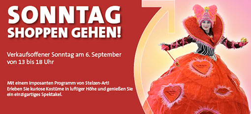 Sonntag shoppen gehen!