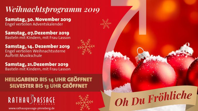 Weihnachtsprogramm 2019