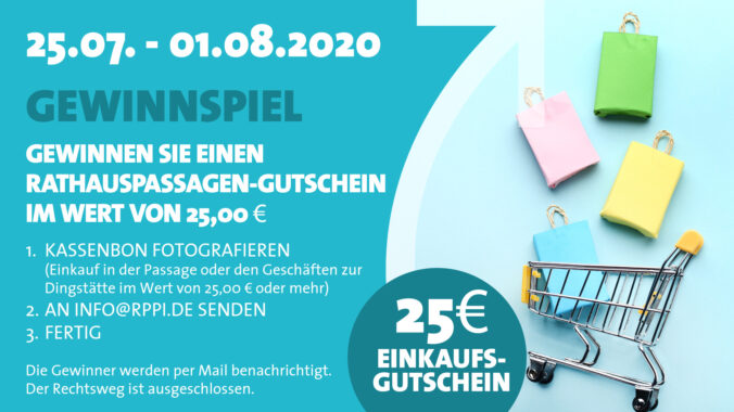 Rathauspassage - Gewinnspiel Juli 2020
